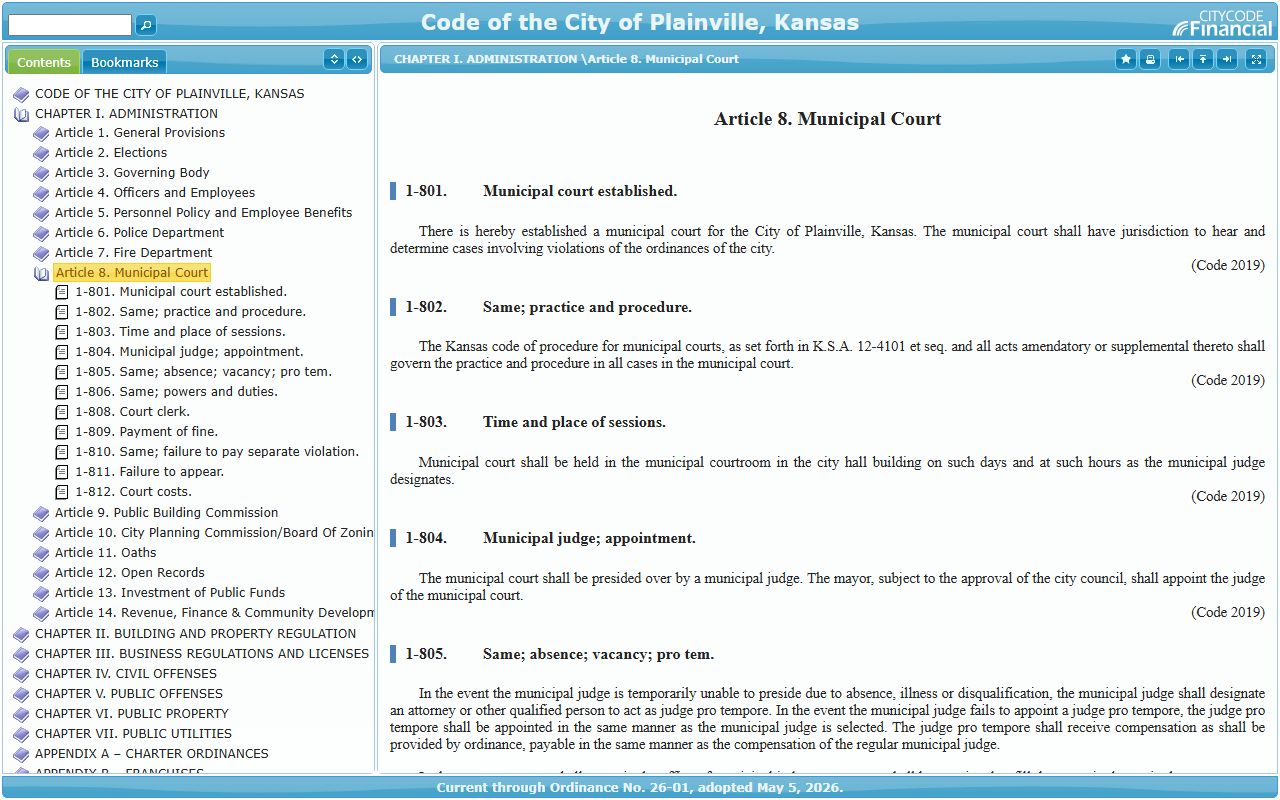 Rooks County marriage and divorce records Plainville municipal court code