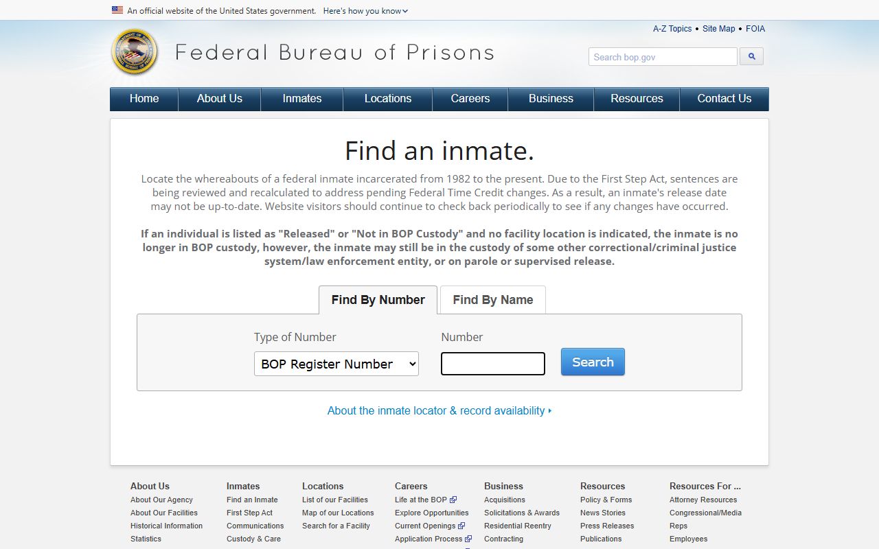 Rooks County warrant search federal inmate locator fallback for federal custody